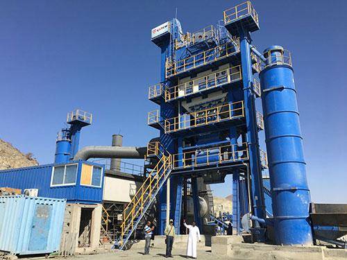 Asphalt Plant 180t/h, Item AMP2500-C 2500kg per batch mixing system